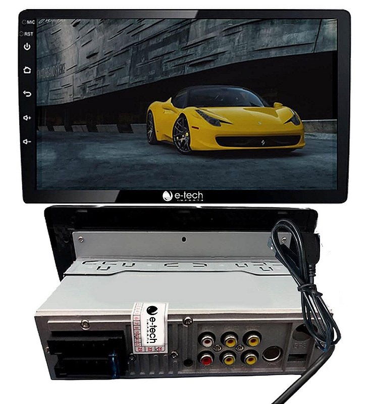 Central Multimídia Mp5 1 Din 9 Polegadas Bluetooth Usb Fm - Aleta Online