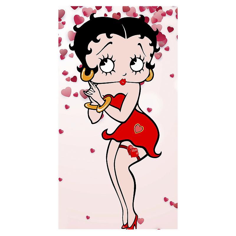 Capa Faixa Lateral Sublimado - Betty Boop - Sublistamps Sublimação