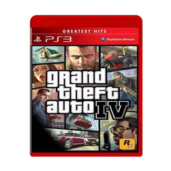 Grand Theft Auto IV - GTA 4 - Jogo PS3 Midia Fisica - Sony - GTA