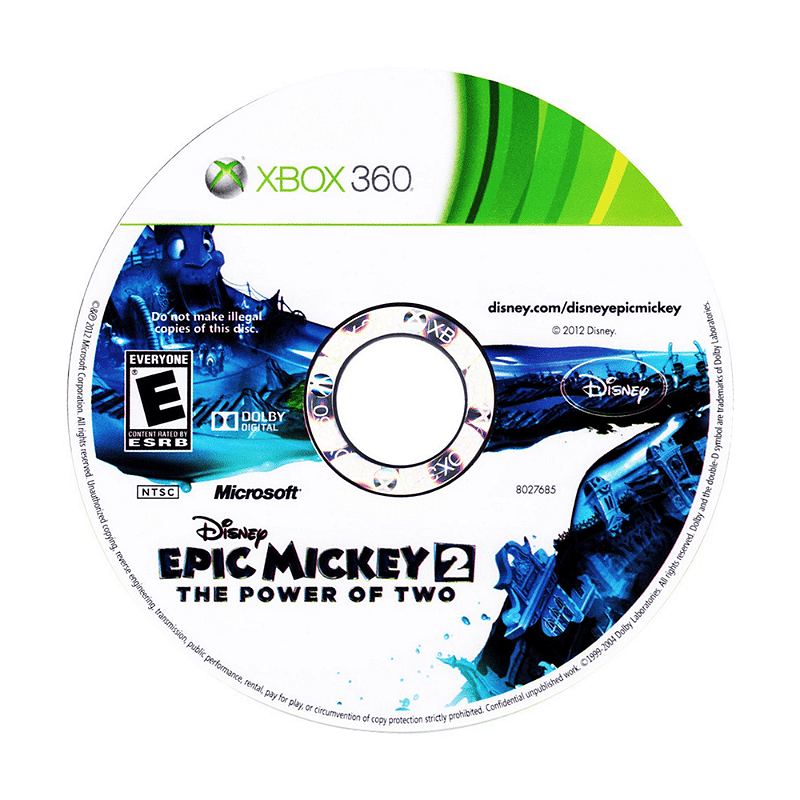 Jogo Epic Mickey 2 The Power Of Two Xbox 360 Disco Seminovo