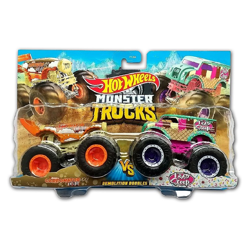 Carro Hot Wheels Monster Trucks Carbonator Mattel Fyj44 - Carrinho