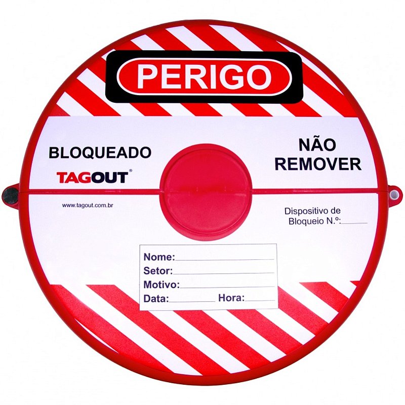 Bloqueio Válvula Registro 10,5'' a 13,5'' - Lockout Tagout