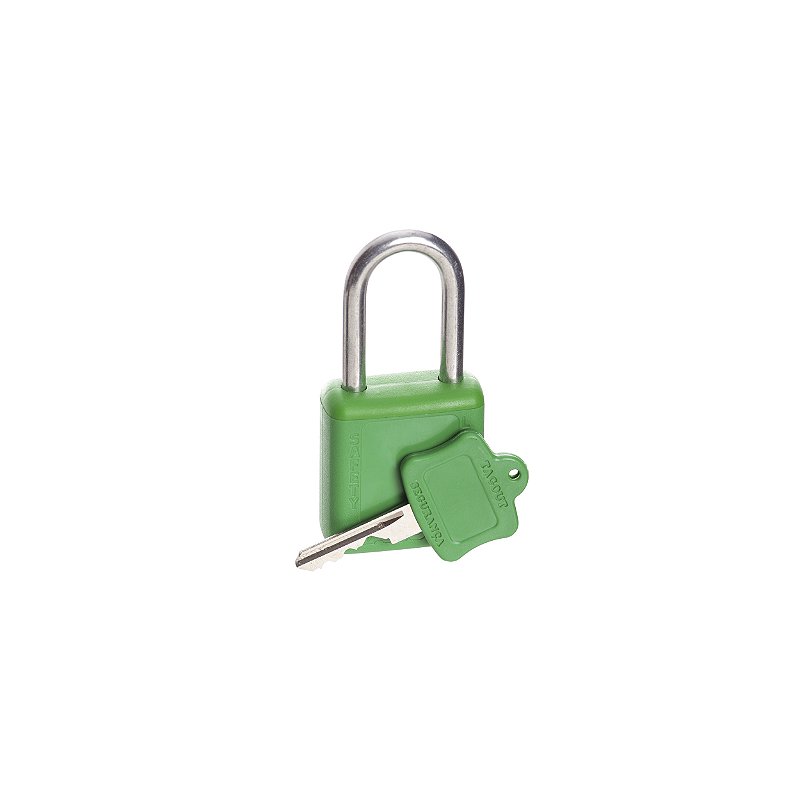 CADEADO BLOQUEIO LOTO HASTE ALUMÍNIO VERDE - 38MM