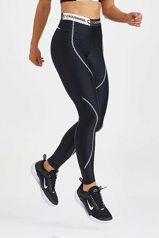 Legging Atletika com Cos de Elastico Cajubrasil Preto