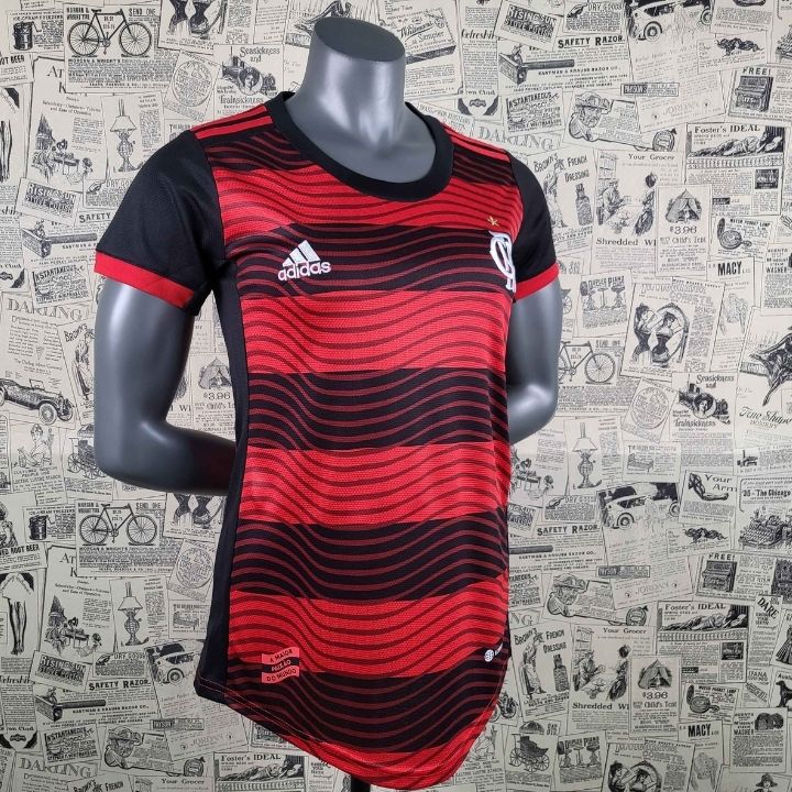 Camisa Feminina Flamengo HOME 2022 | 2023 (versão torcedor) - Manto Torcedor