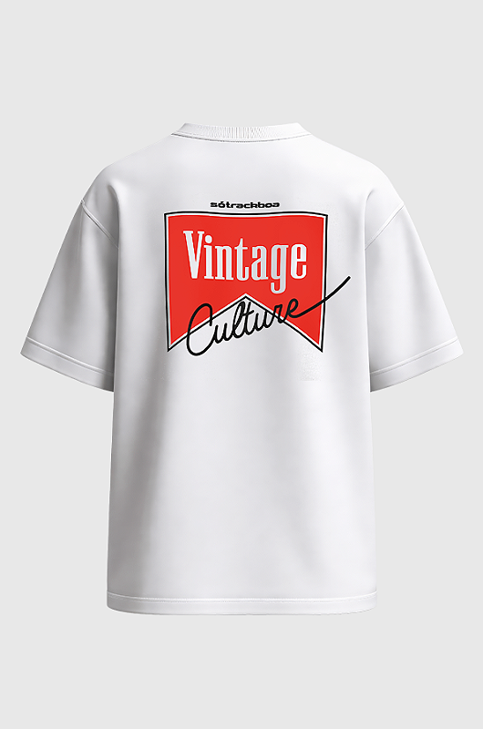 Camiseta Oversized Vintage Culture Track Burner - Só Track Boa