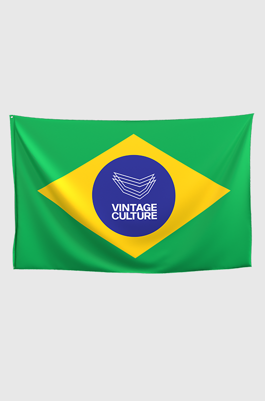 Bandeira Vintage Culture Brasil - Só Track Boa Clothing | Official
