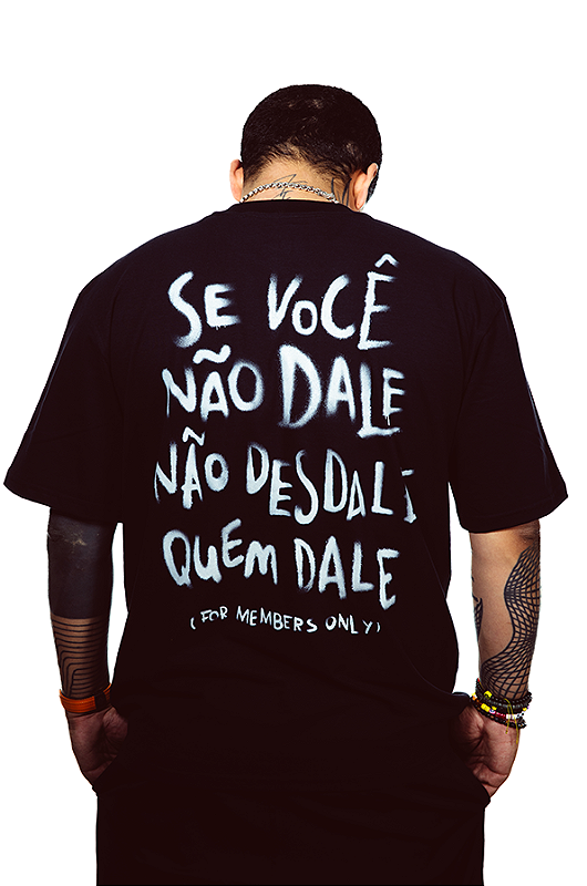 Camiseta Oversized Não Desdale Quem Dale - Só Track Boa