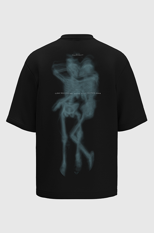 Camiseta Oversized Vintage Culture Us Together - Só Track Boa