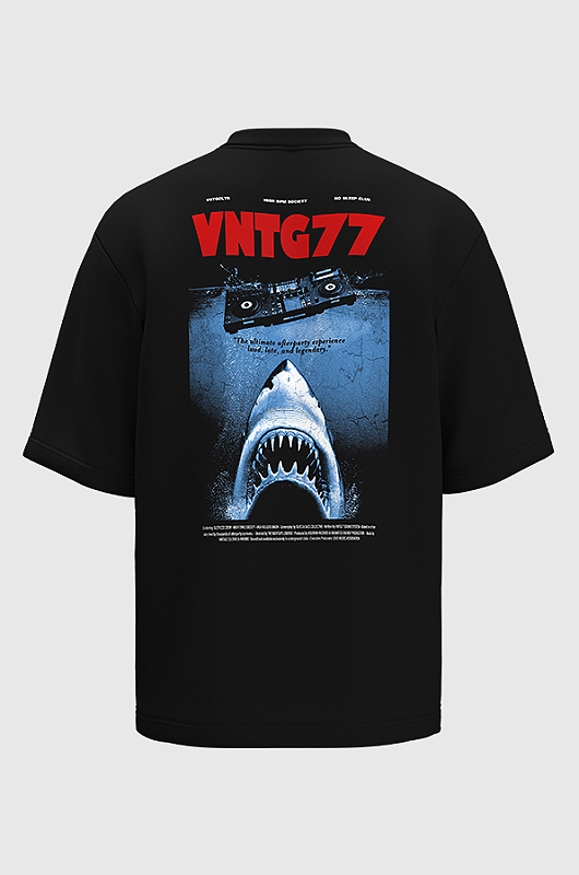 Camiseta Oversized VNTG77 AfterParty Predator - Só Track Boa