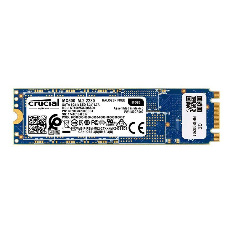 SSD CRUCIAL MX500 500GB, M.2 2280, 3D NAND, LEITURA 560MBS, GRAVAÇÃO 510MBS - CT500MX500SSD4 - Loja de Informática na Santa Efigênia - CiaPC SSD CRUCIAL MX500 500GB, M.2 2280, 3D NAND, LEITURA 560MBS, GRAVAÇÃO 510MBS - CT500MX500SSD4 - Loja de Informática na Santa Efigênia - CiaPC