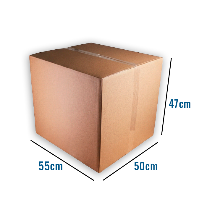 Caixa de Papelão Reforçada N31 - 55 x 50 x 47 | NZB Embalagens