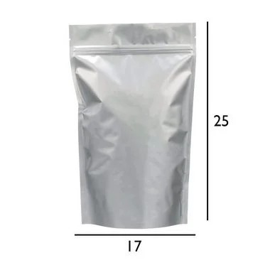 Saco Metalizado Stand Up Pouch - Fecho Zip - 17 x 25 | NZB