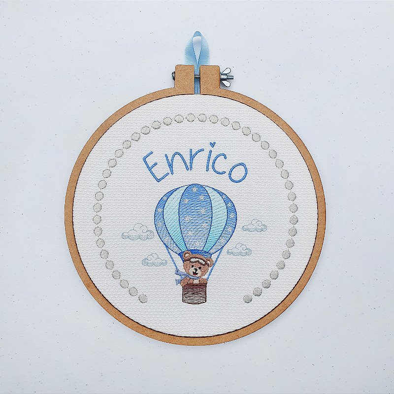 Quadro/Porta Maternidade - Ursinho no Balão