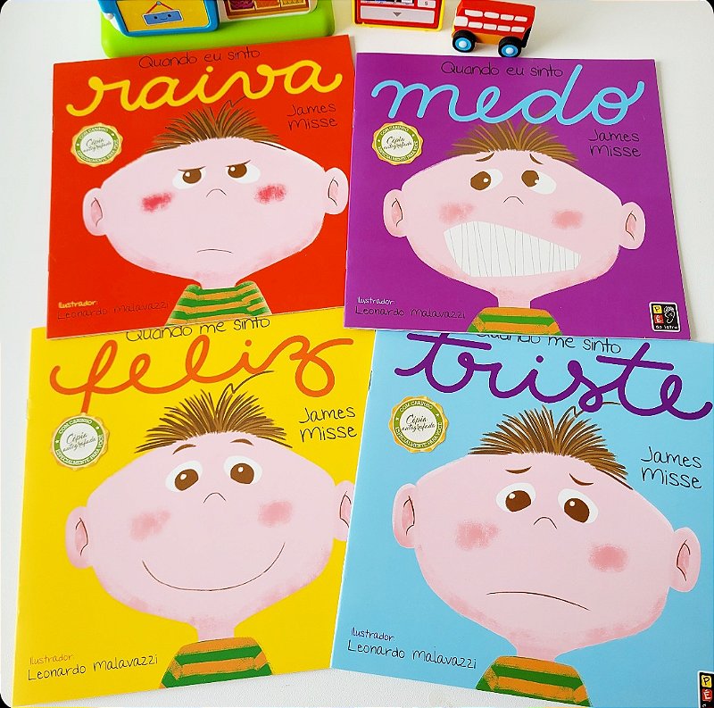 Livros - Coleção Sentimentos e Emoções - Loja Little Lion
