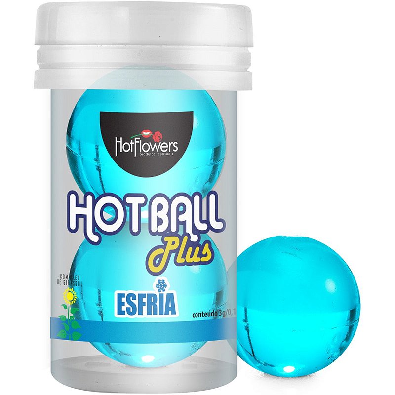 Hot Balls Plus Esfria Refrescância Gel Lubrificante Unissex DeLadinho