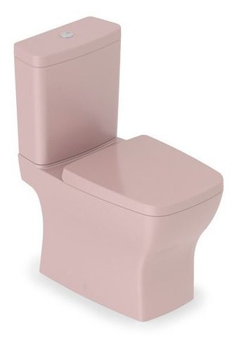 Kit Completo Vaso Sanitário Boss Rose com Caixa Acoplada+Assento+Fixação  Incepa - Oca Pisos e Revestimentos