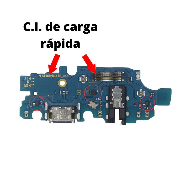 Placa Carga Galaxy A14 5g (a146b) / M14 5g (m146b) TURBO - PK Mobile ...