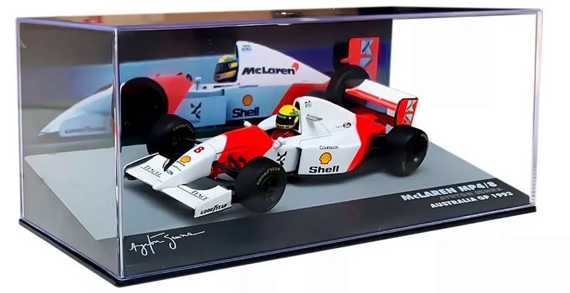 me ga F1 Mclaren Ford Mp4/8 Ayrton Senna 1/43 1993 - Ixo