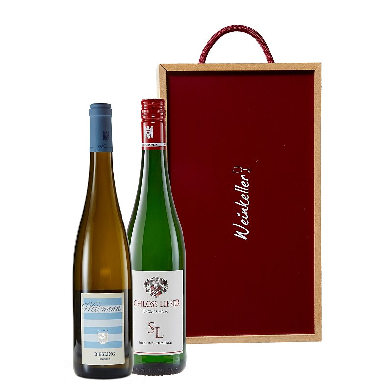 Kit VDP Rieslings Premiados em Caixa de Madeira