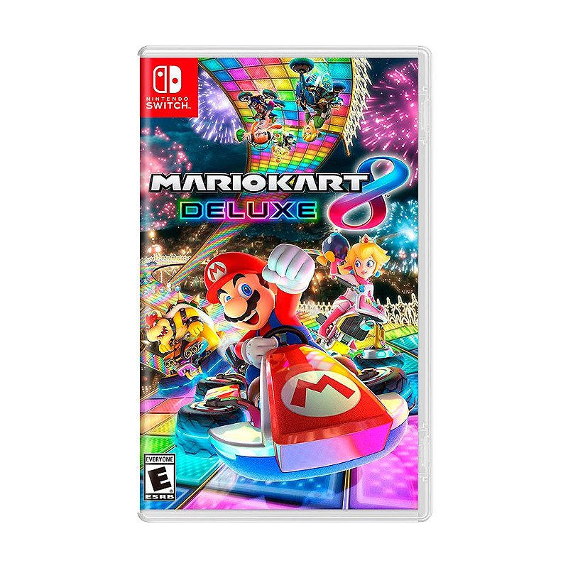 Jogo Mario Kart 8 Deluxe (USA) - Nintendo Switch - ShopB - 15 anos!