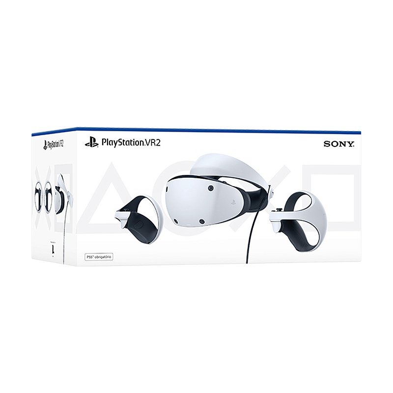 PlayStation VR2 Branco com Controles e Gatilhos Adaptáveis CFI