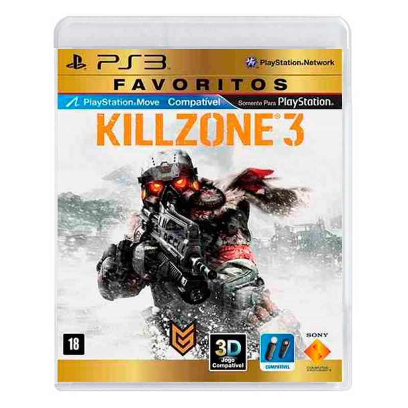 Killzone 3 - PS3 - ShopB - 15 anos!