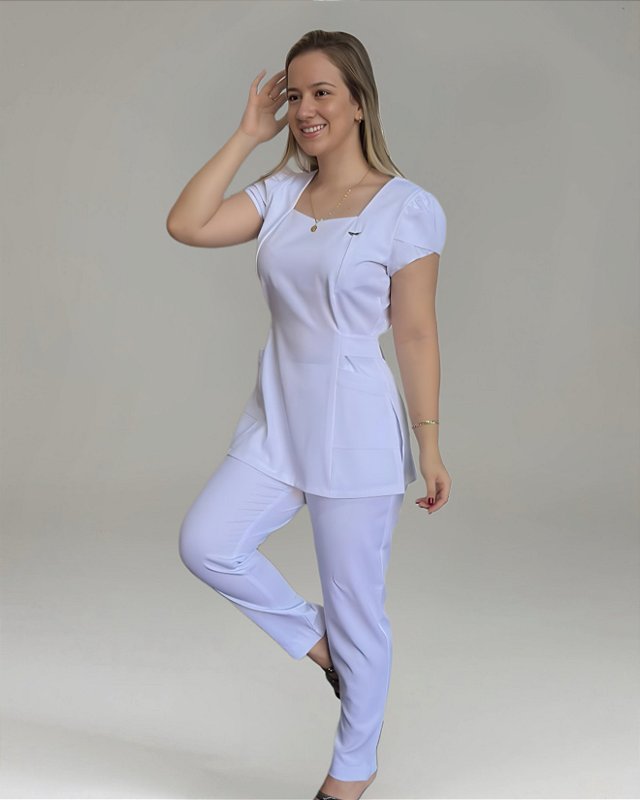 Scrub Una Decote Princesa
