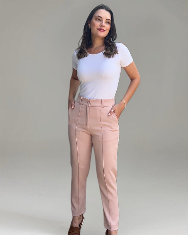Calça Croped Plus Size