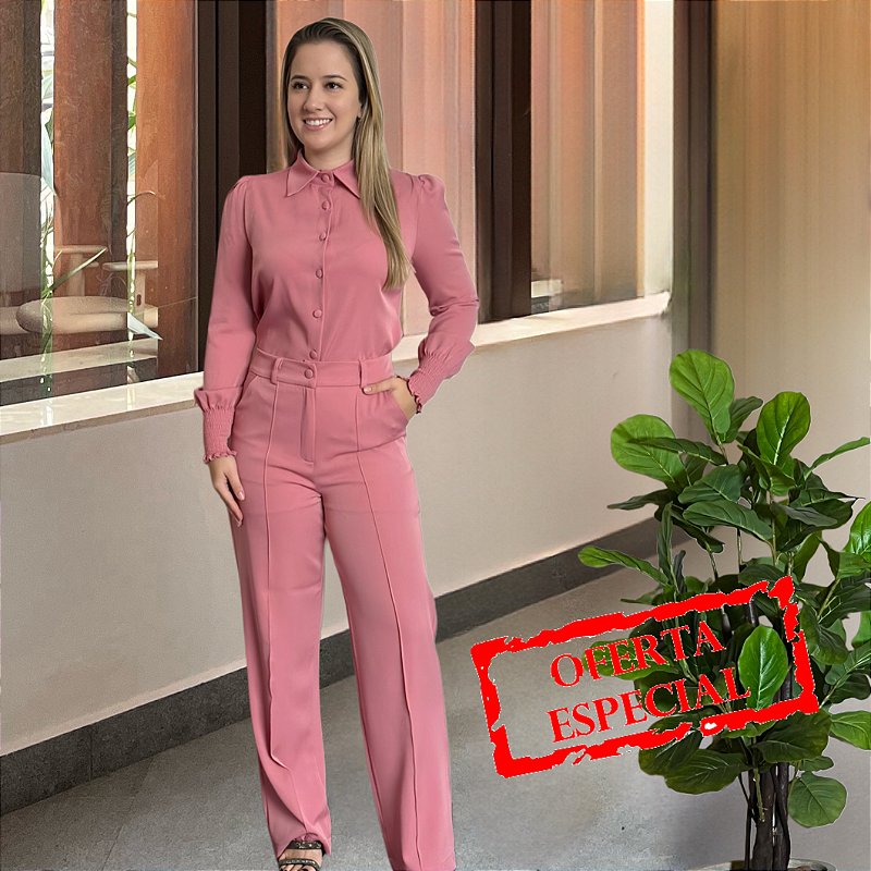 Conjunto Pantalona + Camisa Julie