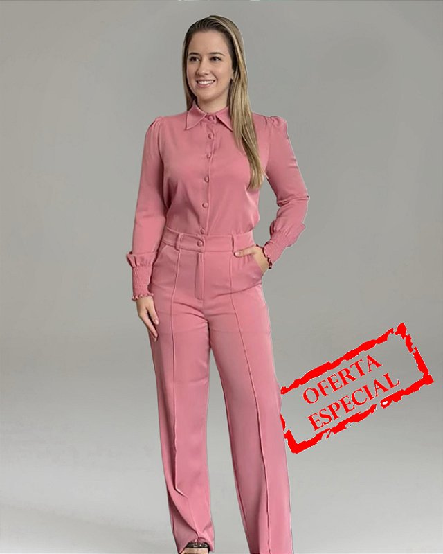 Conjunto Pantalona + Camisa Julie