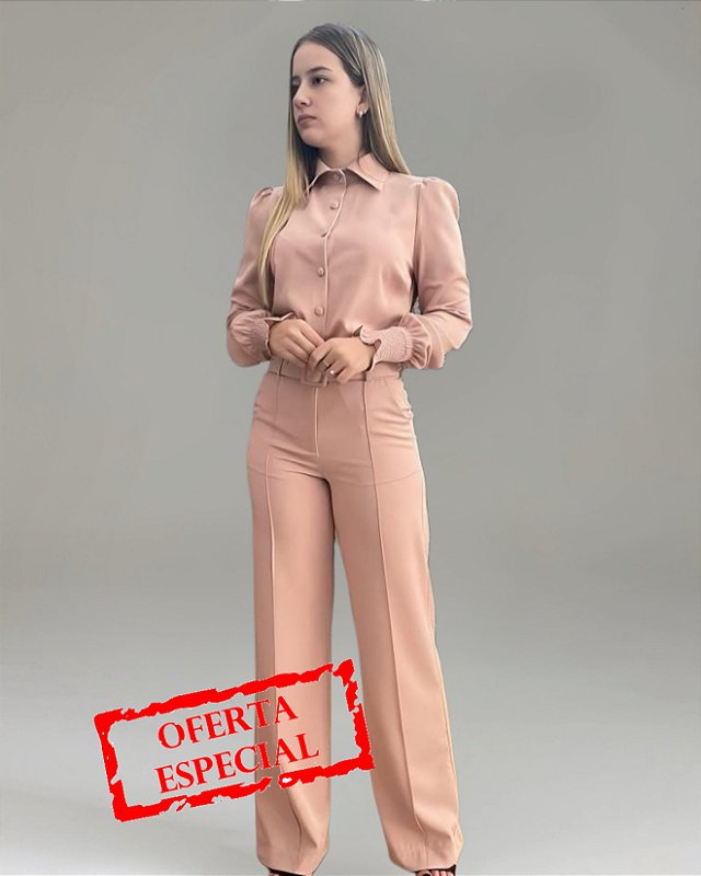 Conjunto Pantalona + Camisa Julie