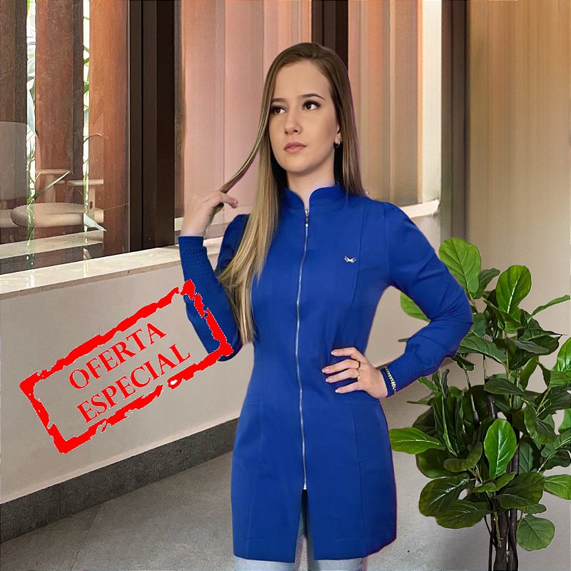 Jaleco Basic Azul Bic