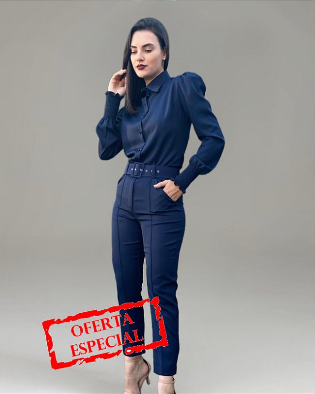 Conjunto cigarrete + Camisa Julie