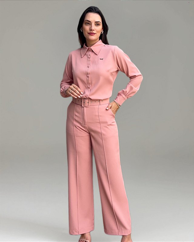 Conjunto Pantalona + Camisa Joy