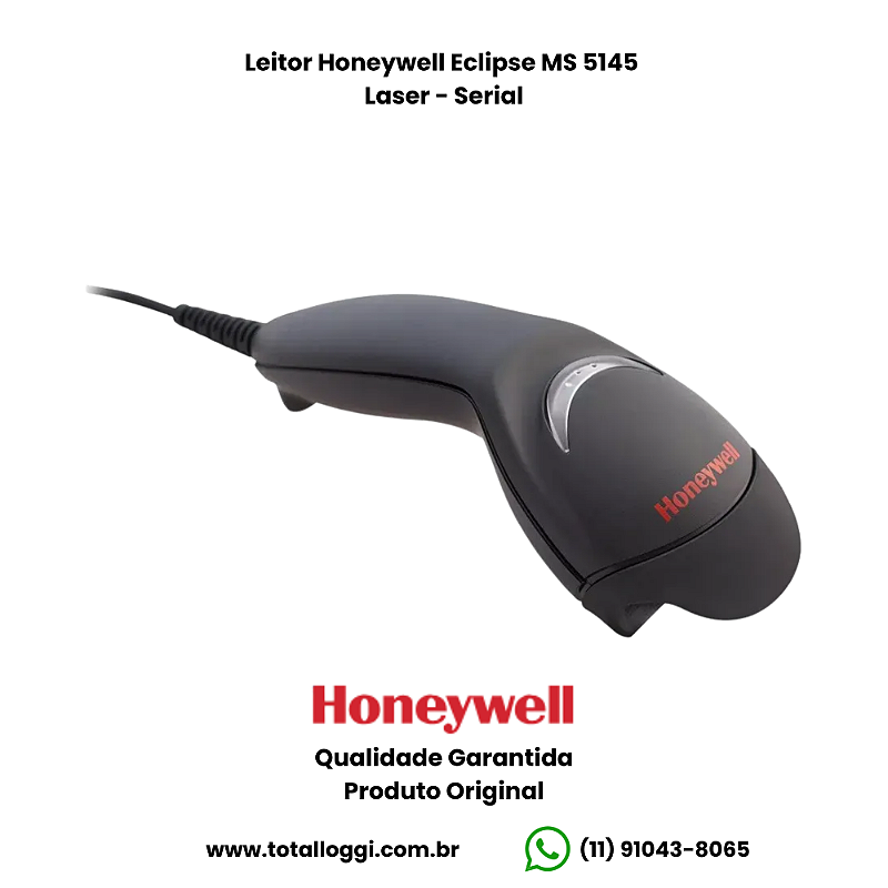 Leitor Honeywell Eclipse MS 5145 Laser - Seria - Ápices Tech