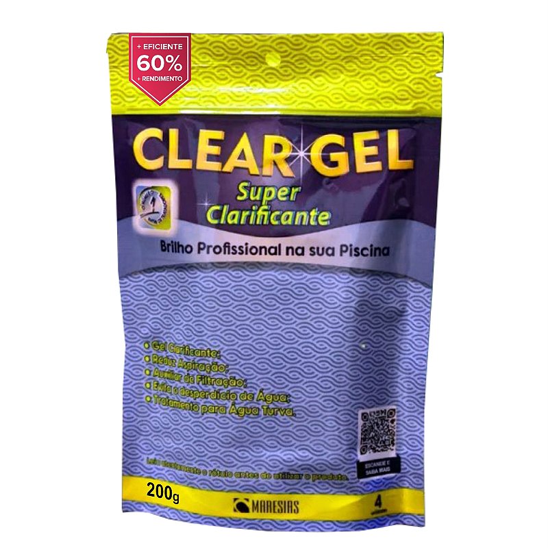Clear Gel Super Clarificante 200G - Maresias - PiscinaOnline.com.br