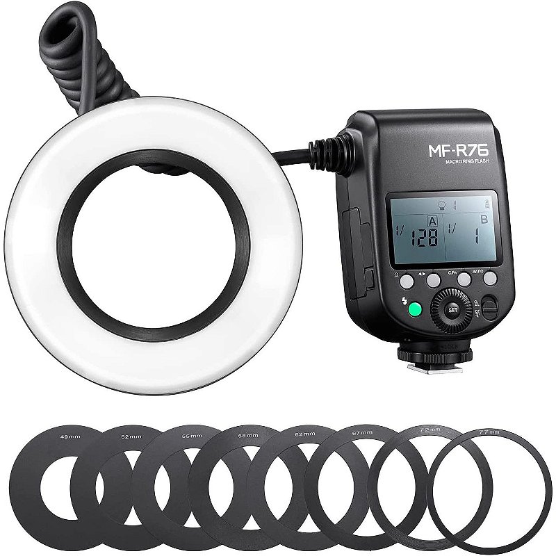 Flash Macro Godox MFR76 Flash Ring Universal Senzu