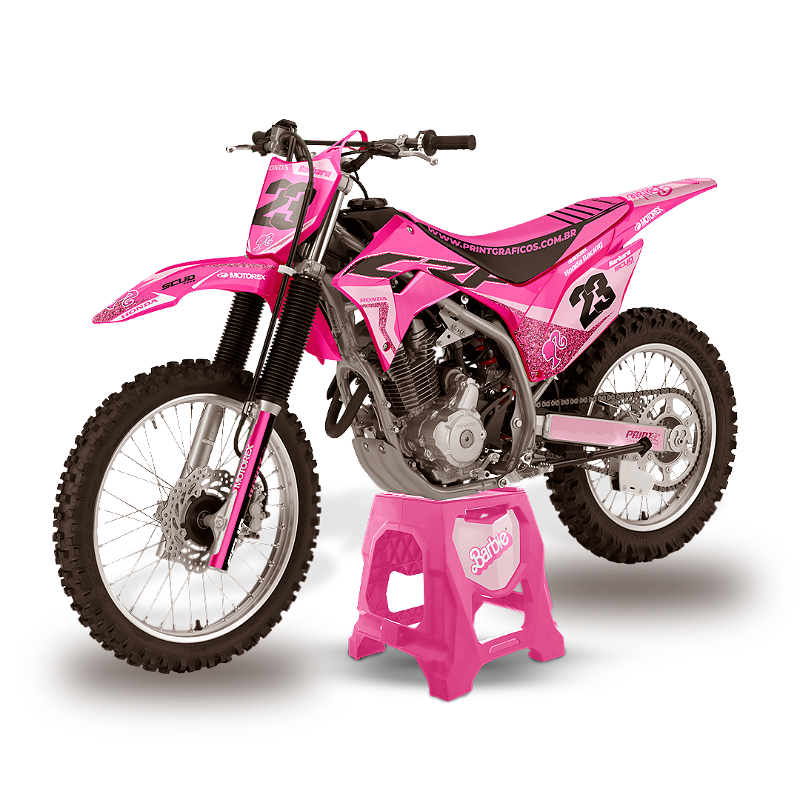 KIT ADESIVOS GRAFICOS CRF250f Original MOTOCROSS Barbie