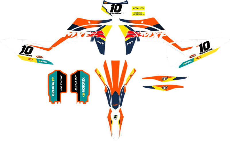 KIT ADESIVOS GRAFICOS MXF 300 270 RXS  21 A 23 RedBull