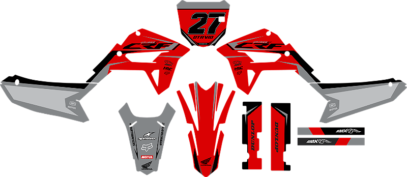 KIT ADESIVOS GRAFICOS CRF230F AMX F21 JORGE