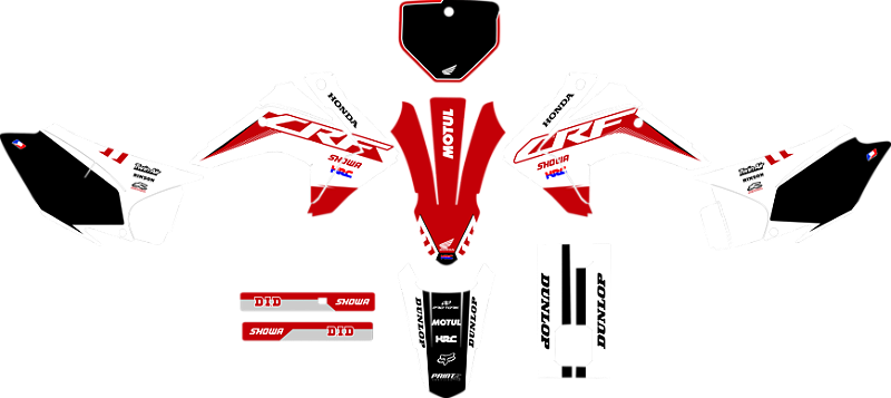 KIT ADESIVOS GRAFICOS CRF230 2015 SHOWA