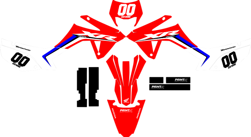 KIT ADESIVOS GRAFICOS HONDA TORNADO 250 ADVENTURE AMX Modelo Original