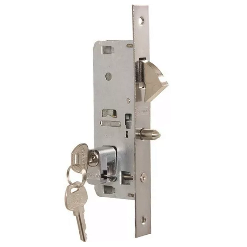FECHADURA SOPRANO 529 PORTA CORRER, CROMADA - MEGAFER