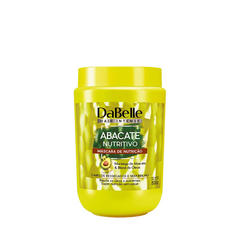 Máscara de Nutrição DaBelle Abacate Nutritivo 800g - Montreal