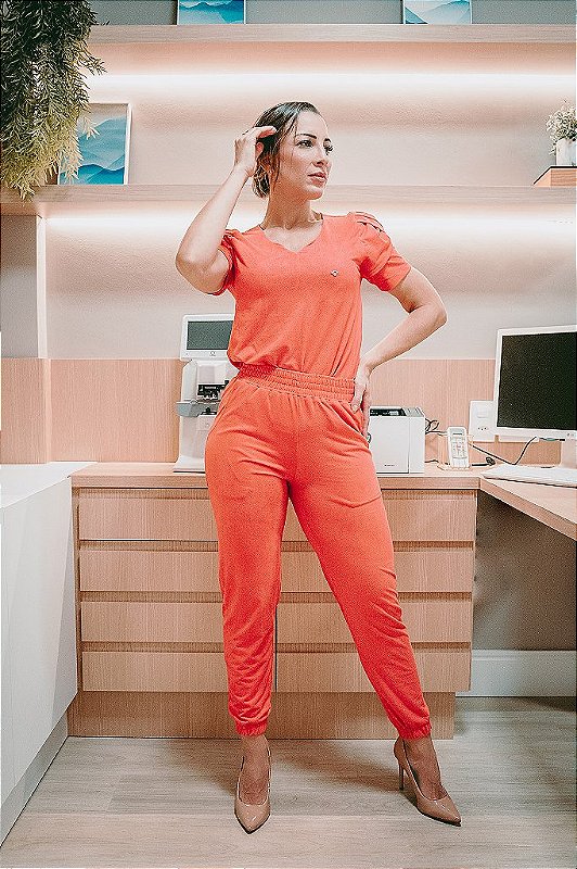 Scrub Feminino Ágata Coral