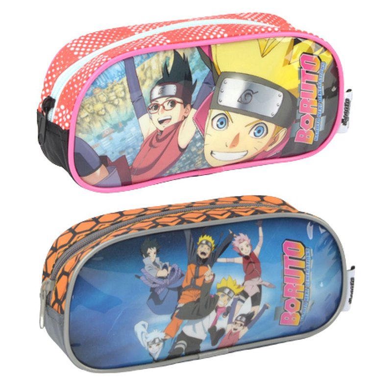 Conjunto Mochila e Estojo LUXCEL By Boruto Uzumaki