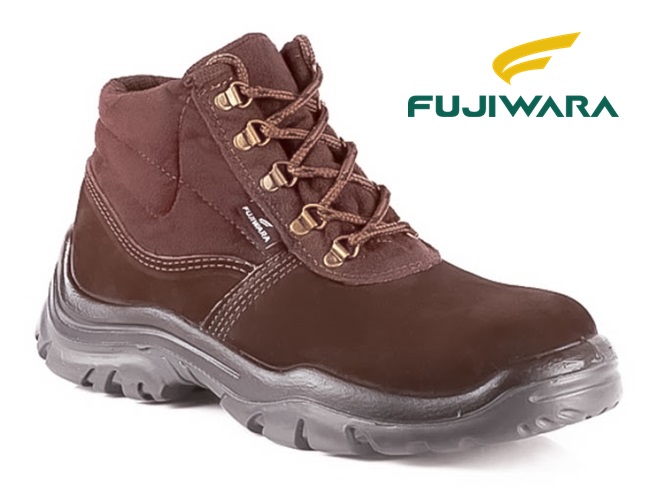 小物 LEONCO Botina NoBuck Bico PVC CA43698 Fujiwara HXP Marrom