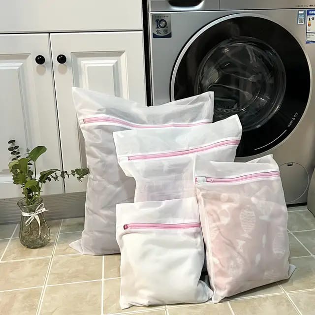 kit com 3 Sacos para lavar roupas (G) Protetor - Bc Home Decor