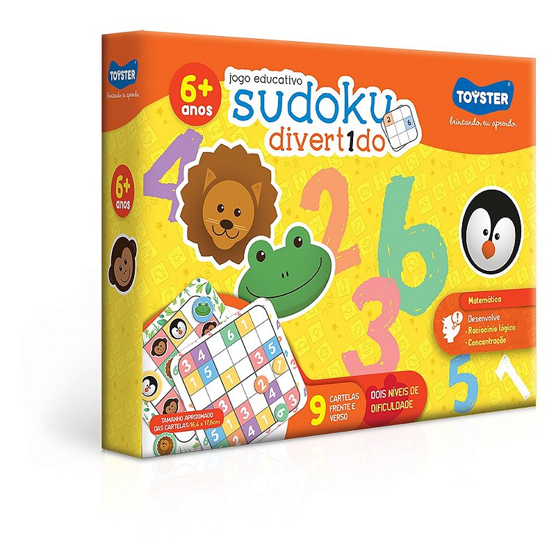 Jogo Educativo - Sudoku Divertido - Baruk Batuk